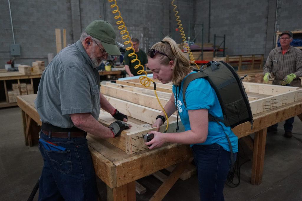 Christy at Habitat for Humanity